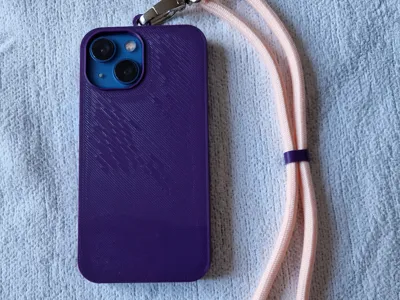iPhone 13 Mini Case with Lanyard Hole