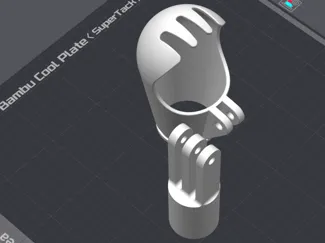 Pole adapter for Cherry Picker by cedricjeanty