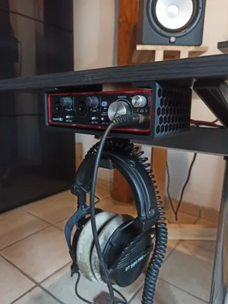 Under Desk Stand for Focusrite Scarlett 2i2
