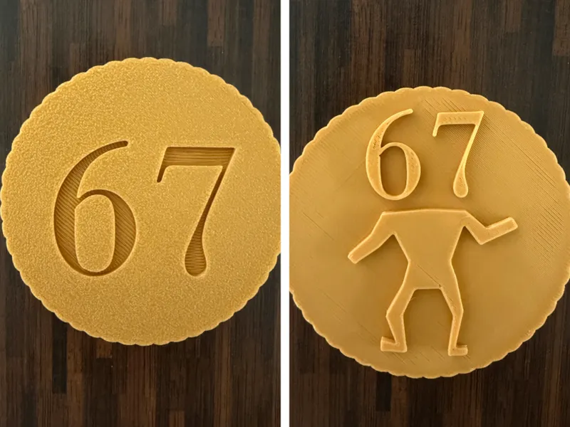 67 coin heads or tails