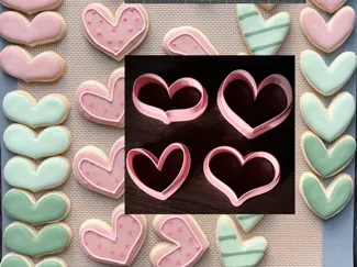 heart cookie cutter (4 cute minis)
