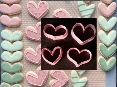 heart cookie cutter (4 cute minis)