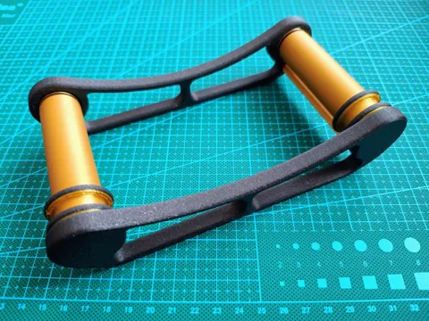 Spool roller, filament holder, spool holder view 2