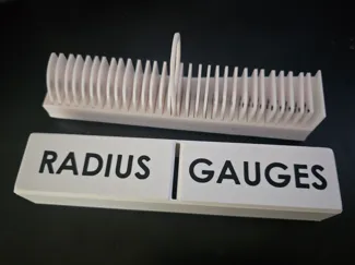 Radius Gauge Container Lid