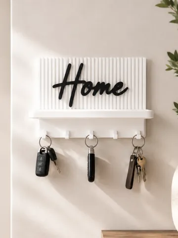 Organizador: Moderner Schlüsselhalter „Home“ mit Ablage — vista de referencia 2