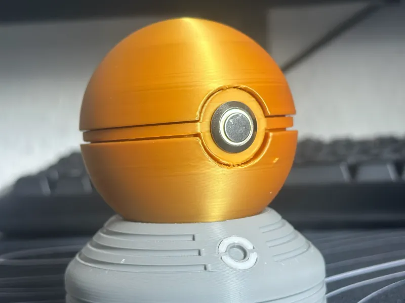 Pokemon Light Up Gold Ball - Cosplay Prop