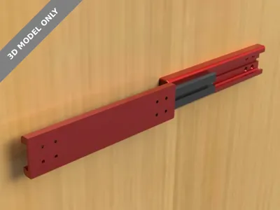 Smooth Drawer Slide for Drawer or Keyboard Tray