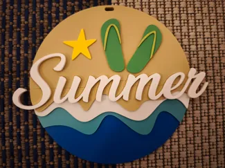Hello Summer – Coastal Welcome Sign