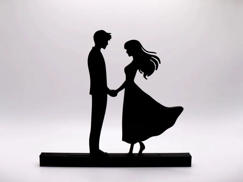 2D Couple - Decorative Art