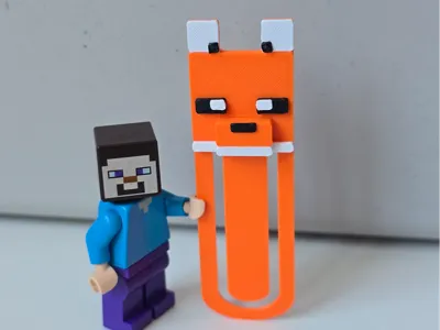 FOX bookmark for Minecraft fan