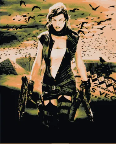 Milla Jovovich resident evil Hueforge