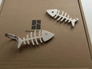 Fischskelett Anhänger 