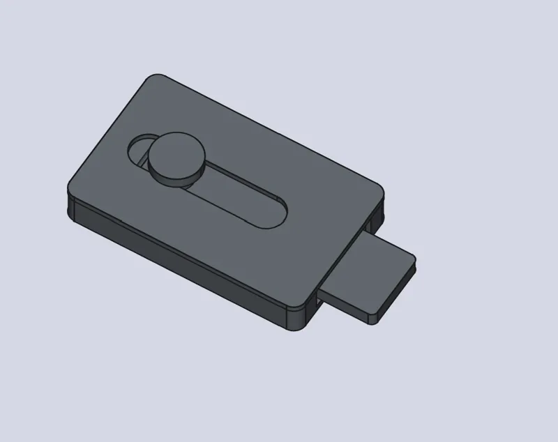 Latch Slide lock (open closed position lock mechanism)