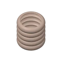 Vase bulle / vase chenille — photo 2