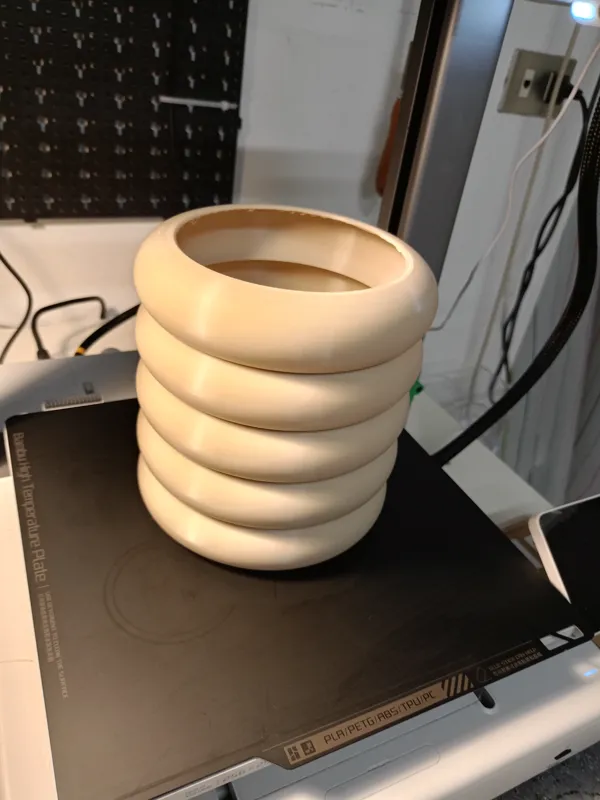 Vase bulle / vase chenille