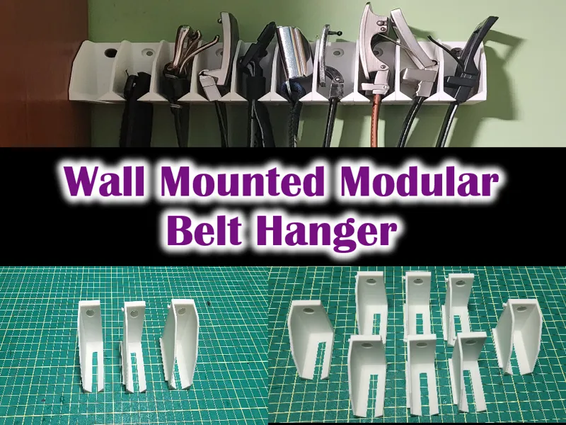 Wall Mounted Modular Belt Hanger
