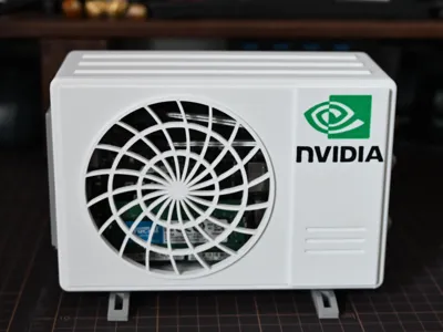 NAS Chassis | Air Conditioner Outdoor Unit Shell | 2.5-inch Hard Drive NAS | Mini NAS Enclosure | ASUS PN40 Enclosure