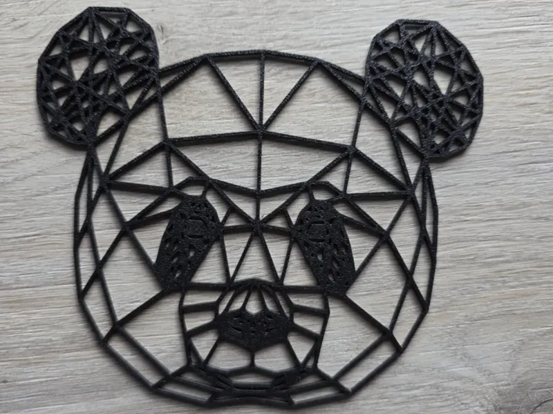 Panda 2D Geometric Art