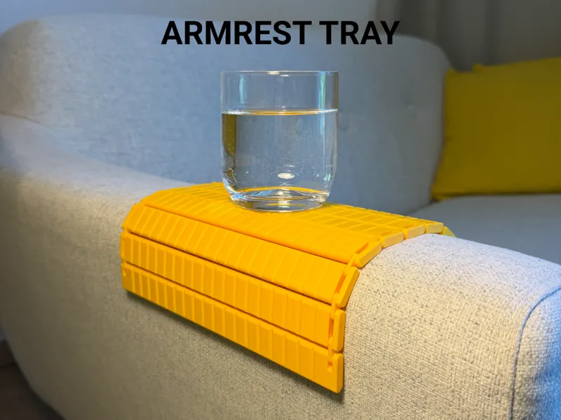 Foldable Couch Armrest Tray