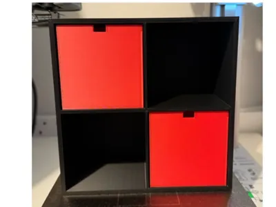 Kallax-Inspired Desk Organiser