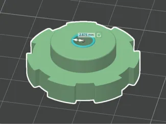 Circular Shafted Knob alternative - Servo Tester