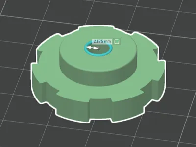 Circular Shafted Knob alternative - Servo Tester