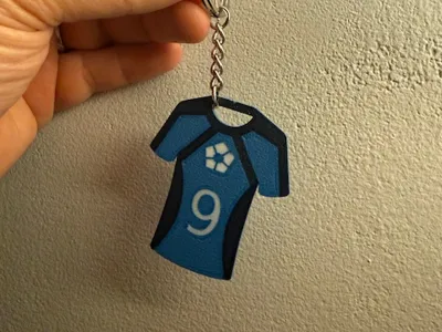 BLUE LOCK Jersey Keychain