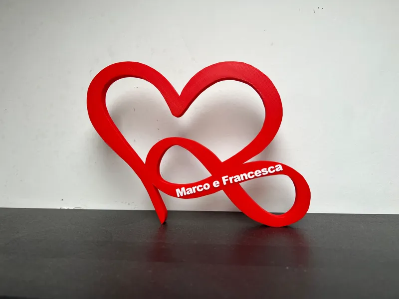 Lovers Valentine Infinite Heart