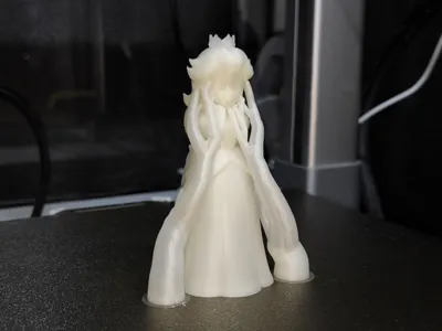 Princess Peach Super Mario FanArt Galaxy Edition - Free 3D Print Model ...