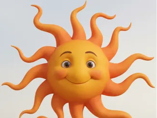sol feliz