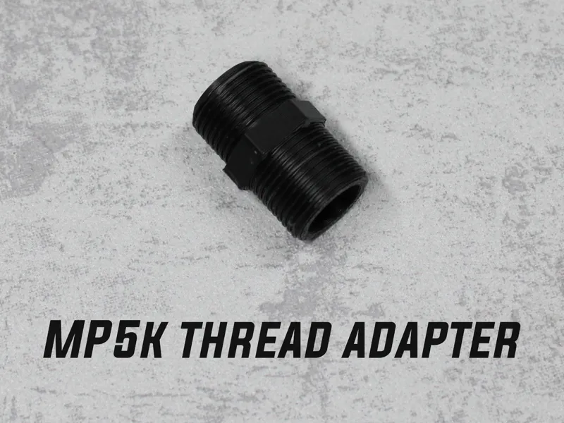 Airsoft MP5k 14mm CCW thread adapter