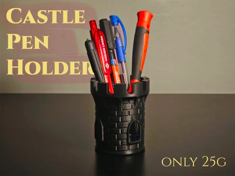 Medieval Castle Pen Holder
