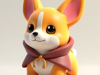 Corgi in Cloak : MakerLab Model