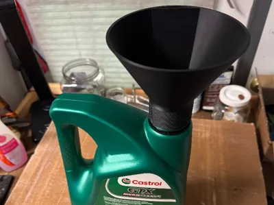 Castrol 5Qt Oil Bottle Funnel