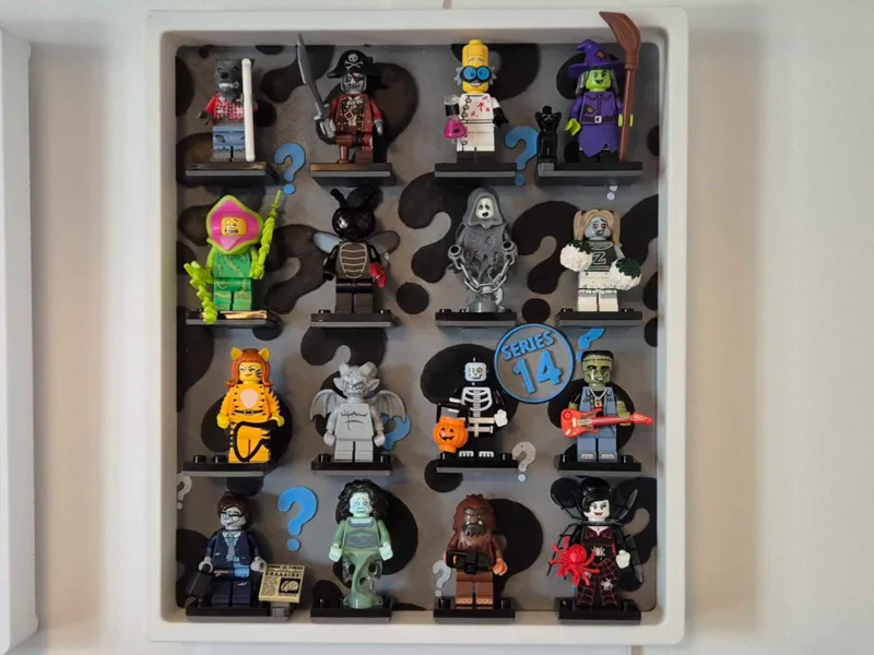 16 Minifigure Display Frame Legos CMF Series 1-20