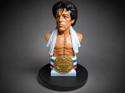 Rocky Balboa Bust Super Detailed Bust Multipart