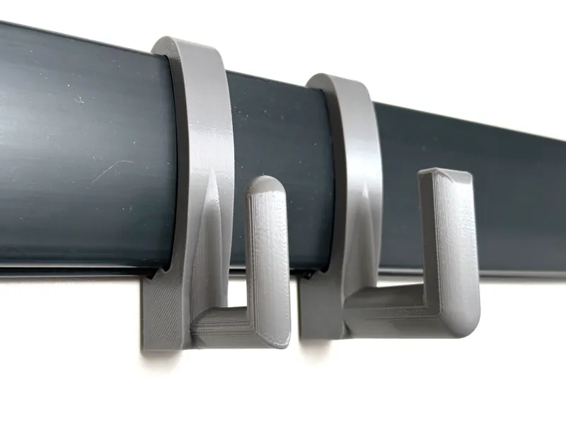 Various sized hooks for Rubbermaid FastTrack 