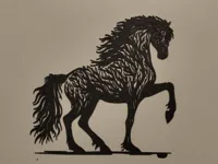 Arbre-cheval - décoration murale — photo 2