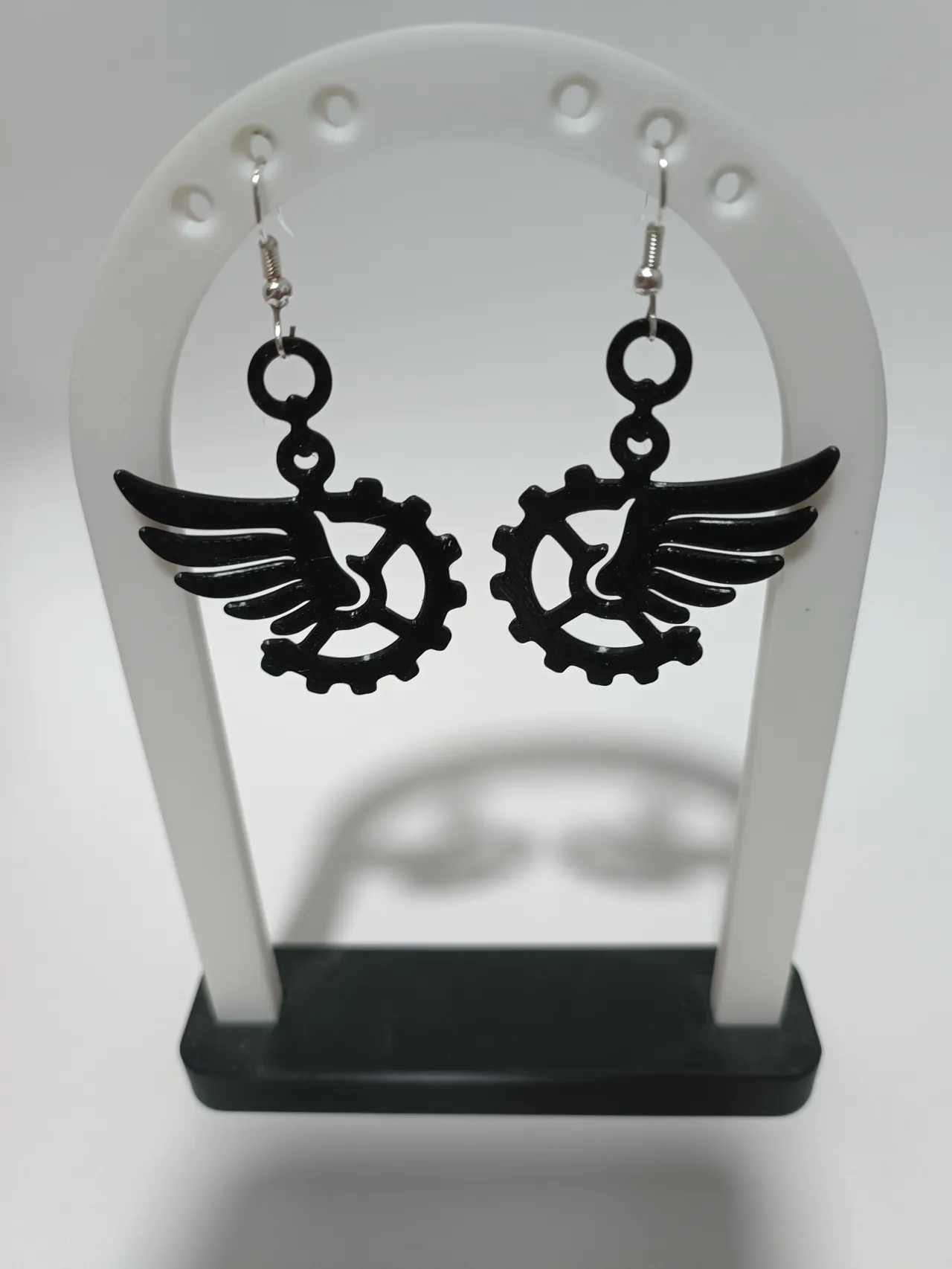 Steampunk Wings Earrings view 3