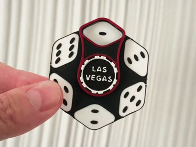 Casino Dice Magnetic Fidget