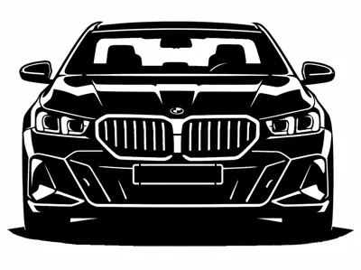 BMW G60 i5 wall art