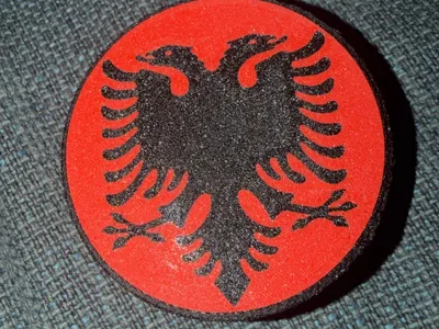 Snus / zyn box Albania Flag
