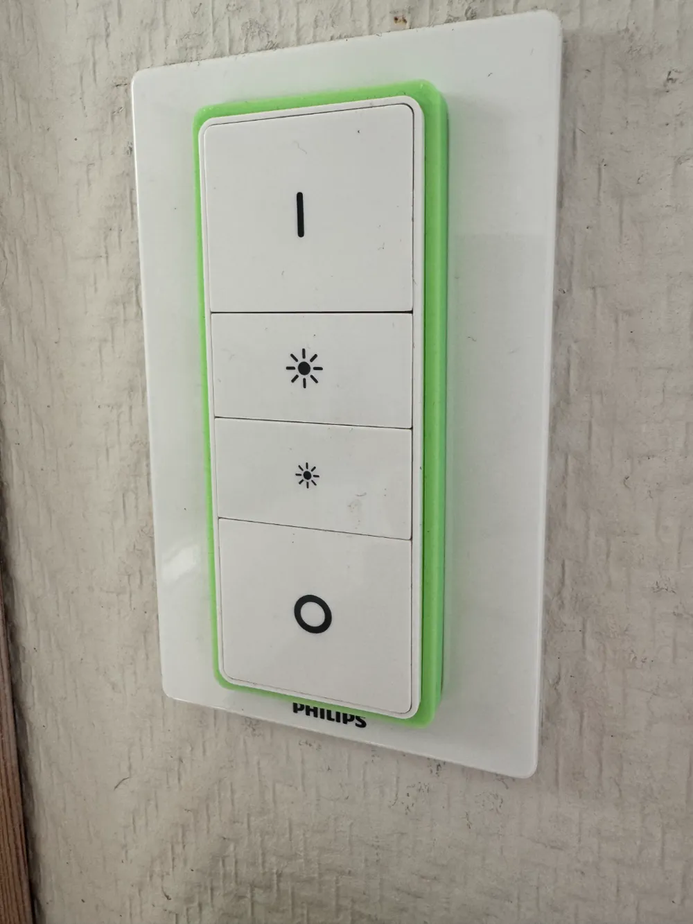 Hue Dimmer Switch Frame v1 (PLA Glow) by Jamie MakerWorld