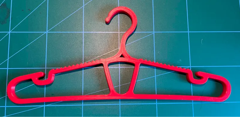 Coat hanger - scale to size - very strong