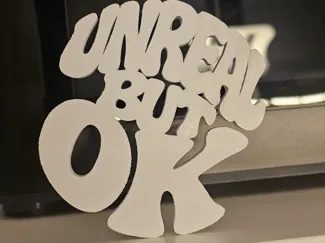 Estatuilla estilo psicodelico | Unreal but ok