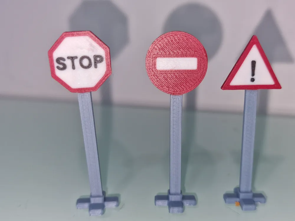 Traffic signs - Free 3D Print Model - MakerWorld