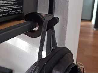 Shelf Hook for Backpack, max. shelf thickness 17mm