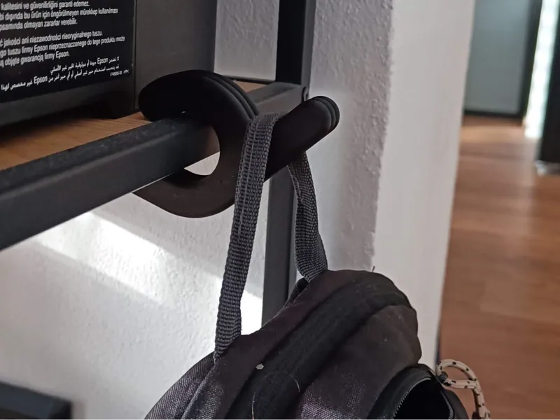Shelf Hook for Backpack, max. shelf thickness 17mm