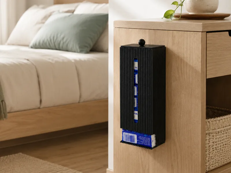 Pocket tissues storage rack