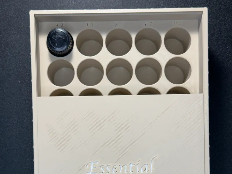 Essential Oil Box With Lid - 25qty 